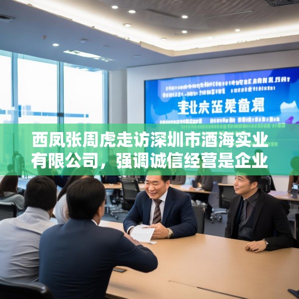西凤张周虎走访深圳市酒海实业有限公司，强调诚信经营是企业发展的根本