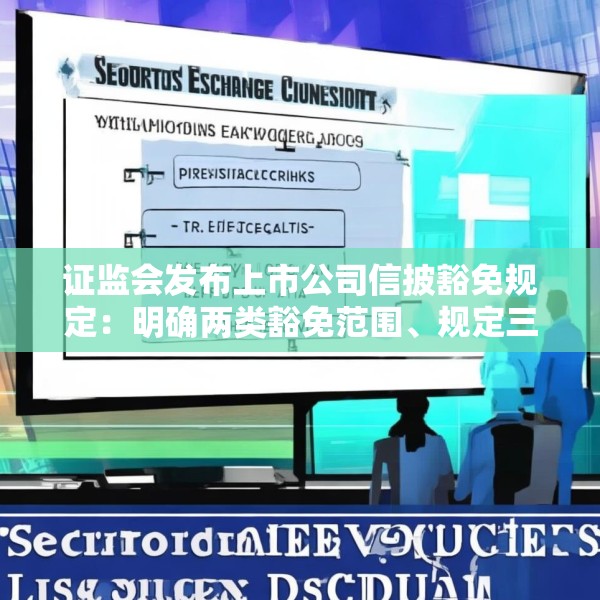 证监会发布上市公司信披豁免规定：明确两类豁免范围、规定三种豁免方式