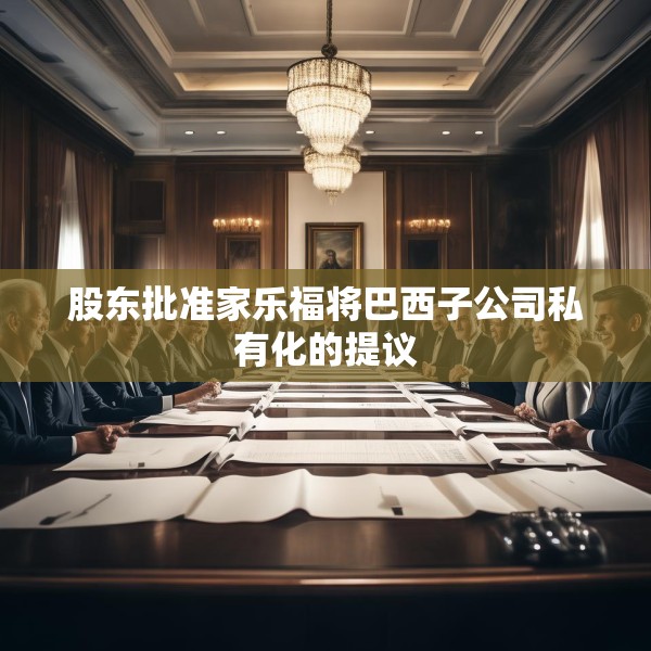 股东批准家乐福将巴西子公司私有化的提议
