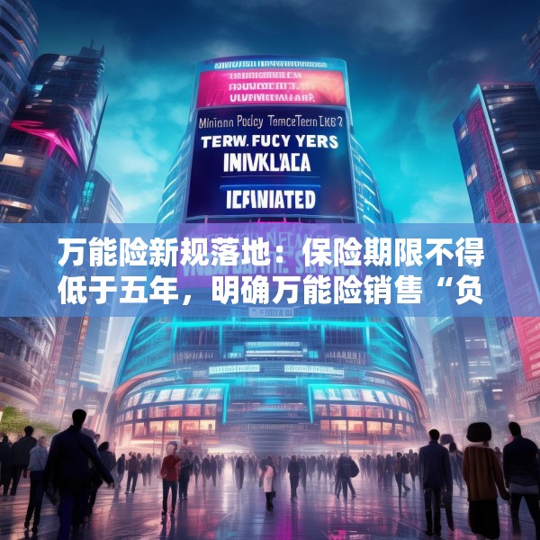 万能险新规落地：保险期限不得低于五年，明确万能险销售“负面清单”