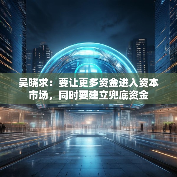 吴晓求：要让更多资金进入资本市场，同时要建立兜底资金