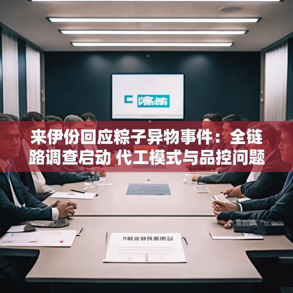 来伊份回应粽子异物事件：全链路调查启动 代工模式与品控问题再受关注