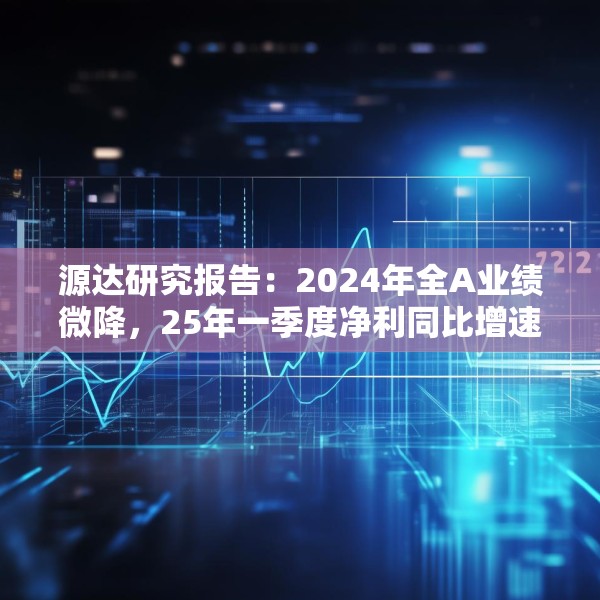 源达研究报告：2024年全A业绩微降，25年一季度净利同比增速转正
