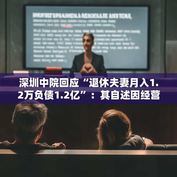 深圳中院回应“退休夫妻月入1.2万负债1.2亿”：其自述因经营不善负债