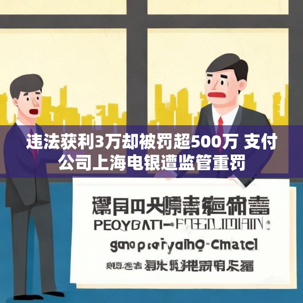 违法获利3万却被罚超500万 支付公司上海电银遭监管重罚