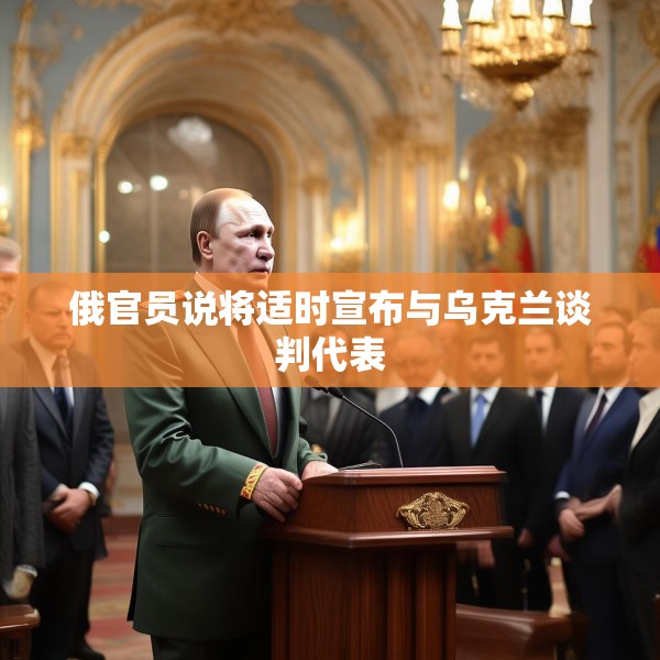 俄官员说将适时宣布与乌克兰谈判代表