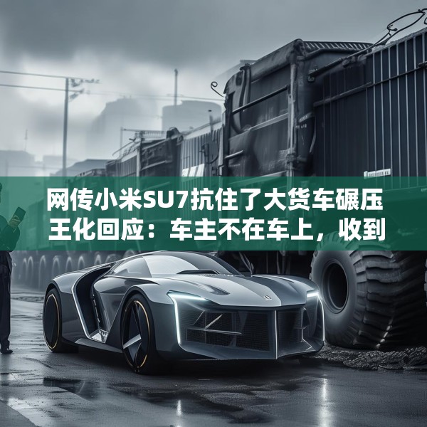 网传小米SU7抗住了大货车碾压 王化回应：车主不在车上，收到了报警及客服电话
