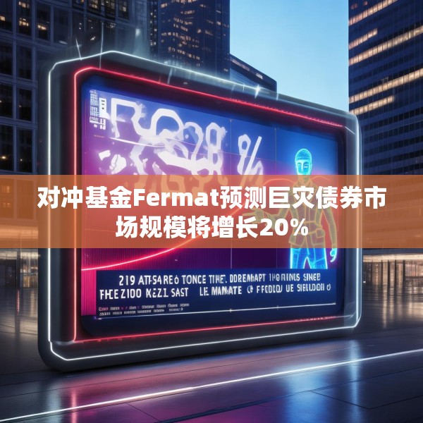 对冲基金Fermat预测巨灾债券市场规模将增长20%