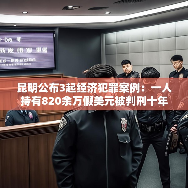 昆明公布3起经济犯罪案例：一人持有820余万假美元被判刑十年