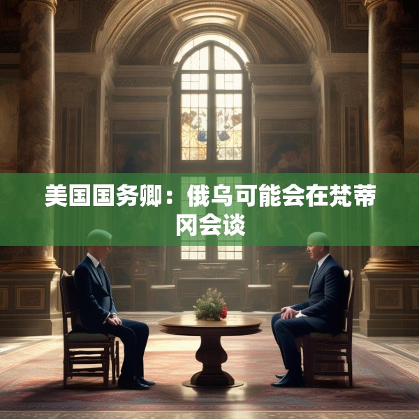 美国国务卿：俄乌可能会在梵蒂冈会谈