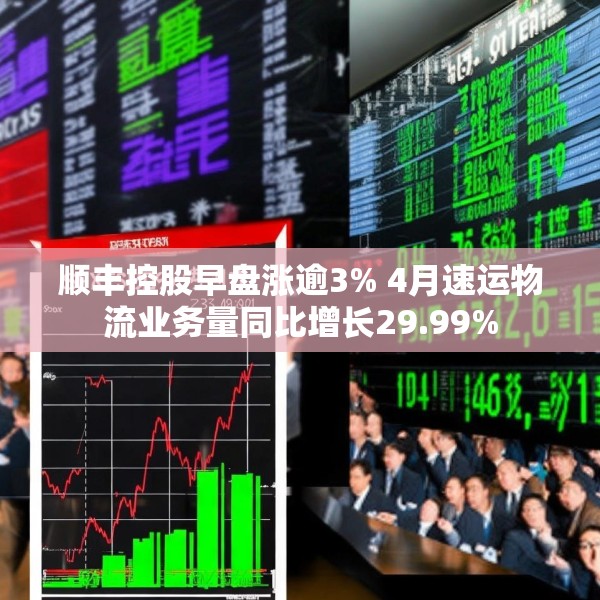 顺丰控股早盘涨逾3% 4月速运物流业务量同比增长29.99%