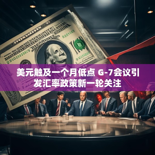美元触及一个月低点 G-7会议引发汇率政策新一轮关注
