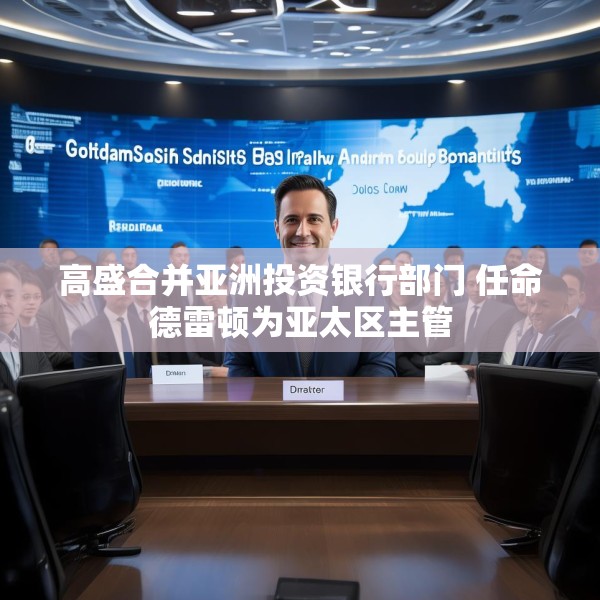 高盛合并亚洲投资银行部门 任命德雷顿为亚太区主管