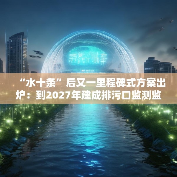 “水十条”后又一里程碑式方案出炉：到2027年建成排污口监测监管体系