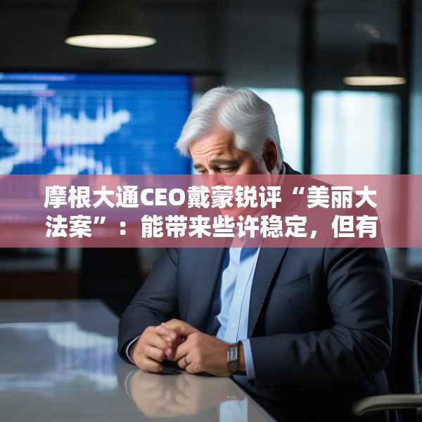 摩根大通CEO戴蒙锐评“美丽大法案”：能带来些许稳定，但有代价