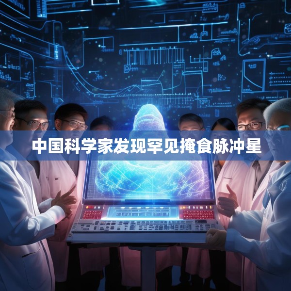 中国科学家发现罕见掩食脉冲星