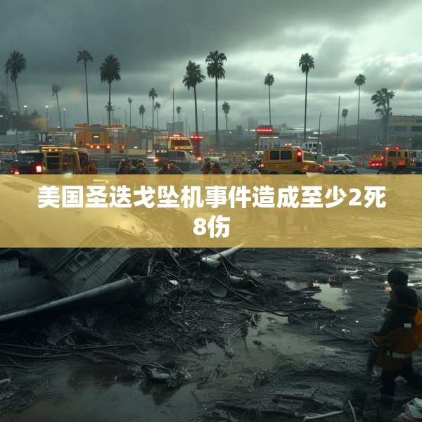 美国圣迭戈坠机事件造成至少2死8伤
