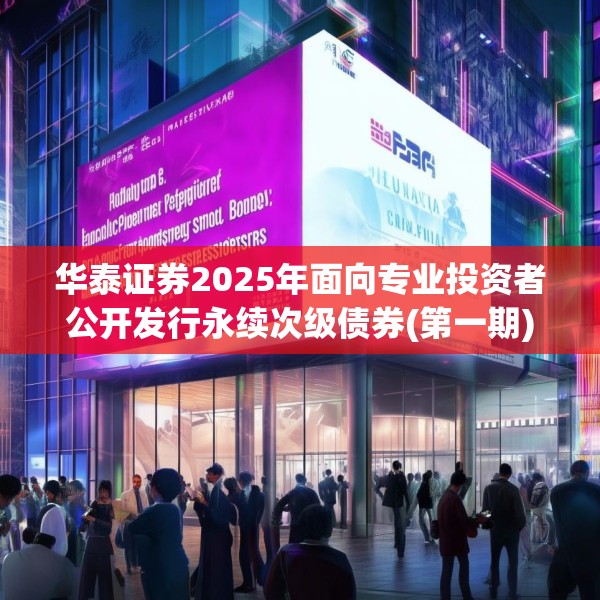 华泰证券2025年面向专业投资者公开发行永续次级债券(第一期)
