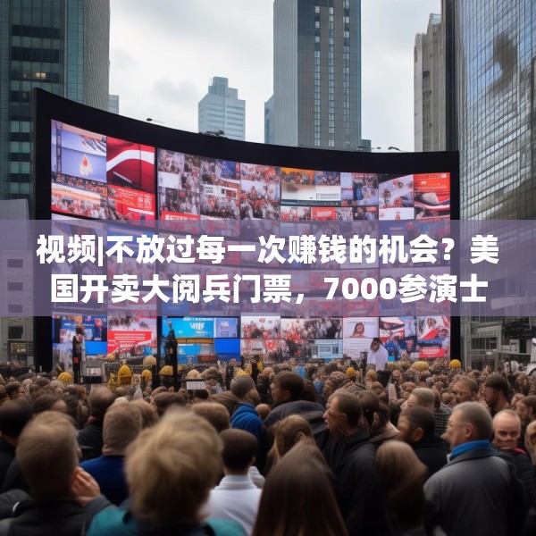 视频|不放过每一次赚钱的机会？美国开卖大阅兵门票，7000参演士兵一天只供一顿热餐