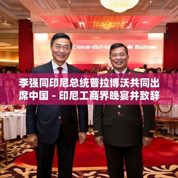 李强同印尼总统普拉博沃共同出席中国－印尼工商界晚宴并致辞