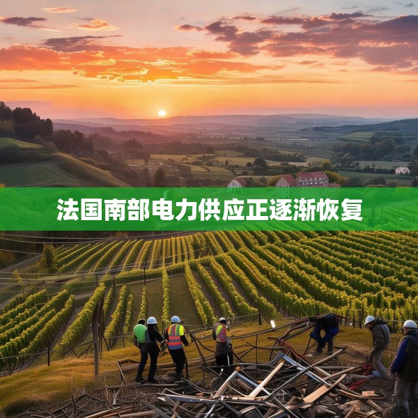 法国南部电力供应正逐渐恢复