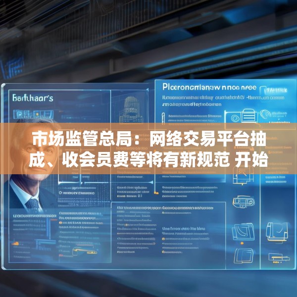 市场监管总局：网络交易平台抽成、收会员费等将有新规范 开始征求意见