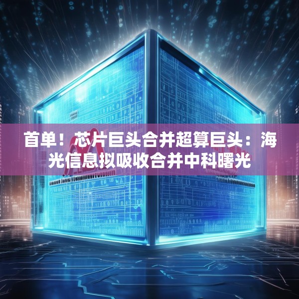 首单！芯片巨头合并超算巨头：海光信息拟吸收合并中科曙光