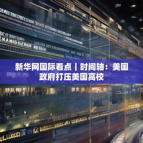 新华网国际看点｜时间轴：美国政府打压美国高校