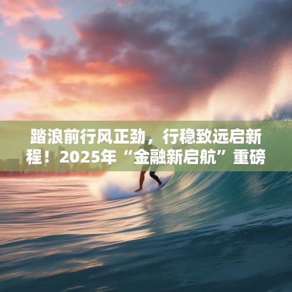 踏浪前行风正劲，行稳致远启新程！2025年“金融新启航”重磅启动