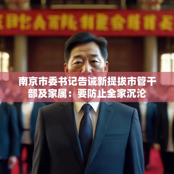 南京市委书记告诫新提拔市管干部及家属：要防止全家沉沦