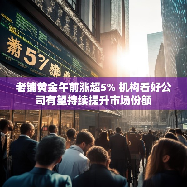 老铺黄金午前涨超5% 机构看好公司有望持续提升市场份额