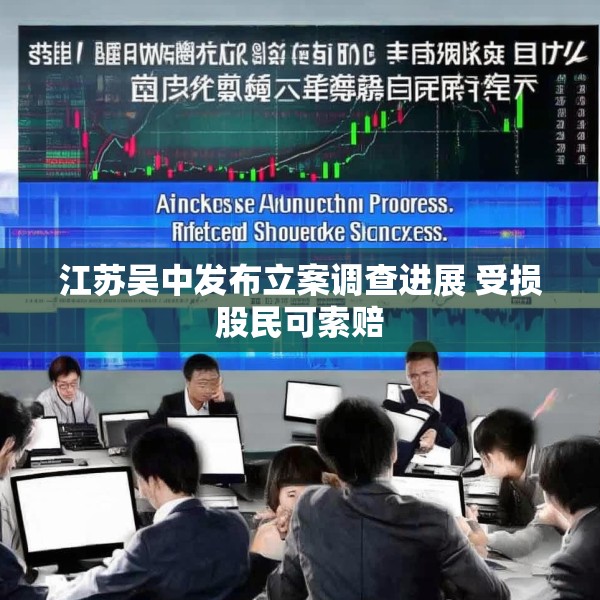 江苏吴中发布立案调查进展 受损股民可索赔