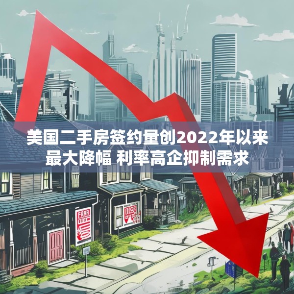 美国二手房签约量创2022年以来最大降幅 利率高企抑制需求