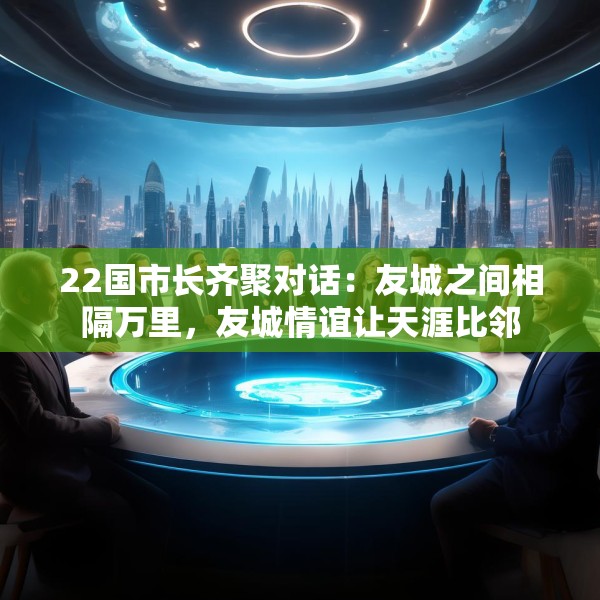 22国市长齐聚对话：友城之间相隔万里，友城情谊让天涯比邻