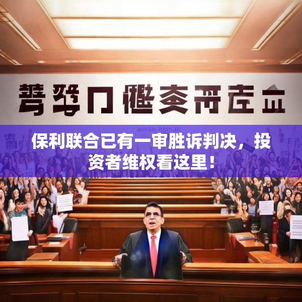 保利联合已有一审胜诉判决，投资者维权看这里！