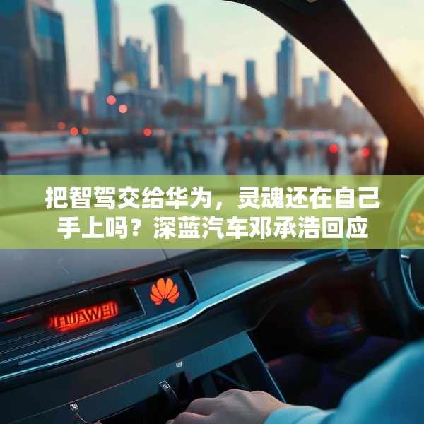 把智驾交给华为，灵魂还在自己手上吗？深蓝汽车邓承浩回应