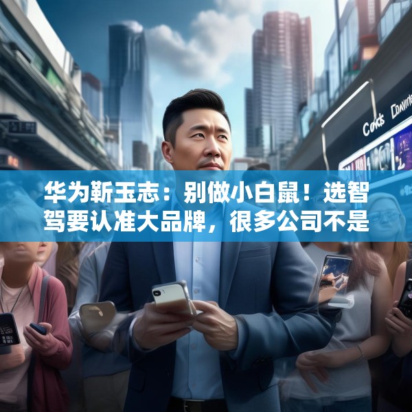 华为靳玉志：别做小白鼠！选智驾要认准大品牌，很多公司不是倒闭就是做机器人去了