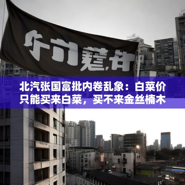 北汽张国富批内卷乱象：白菜价只能买来白菜，买不来金丝楠木