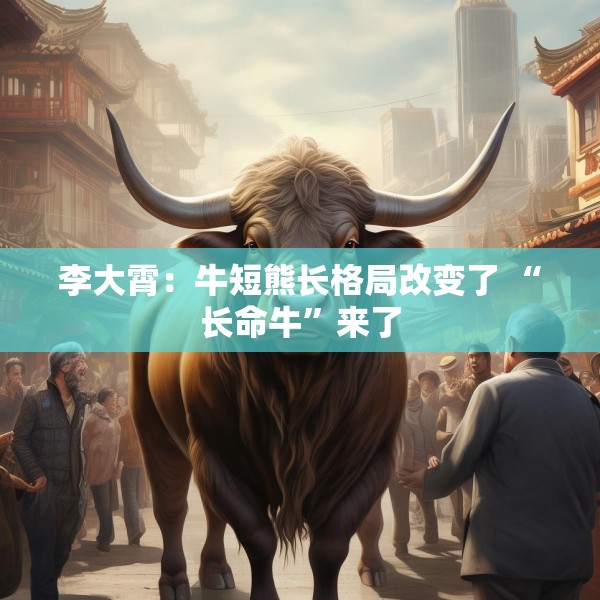 李大霄：牛短熊长格局改变了 “长命牛”来了