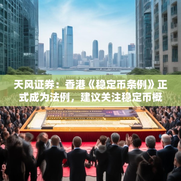 天风证券：香港《稳定币条例》正式成为法例，建议关注稳定币概念相关标的