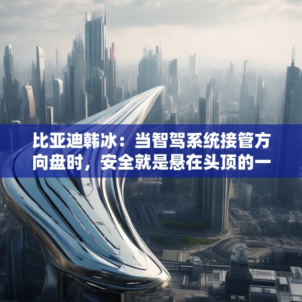 比亚迪韩冰：当智驾系统接管方向盘时，安全就是悬在头顶的一把剑