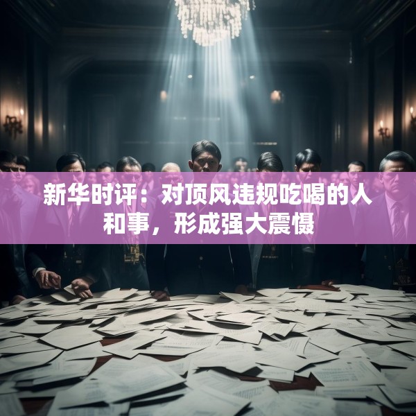 新华时评：对顶风违规吃喝的人和事，形成强大震慑