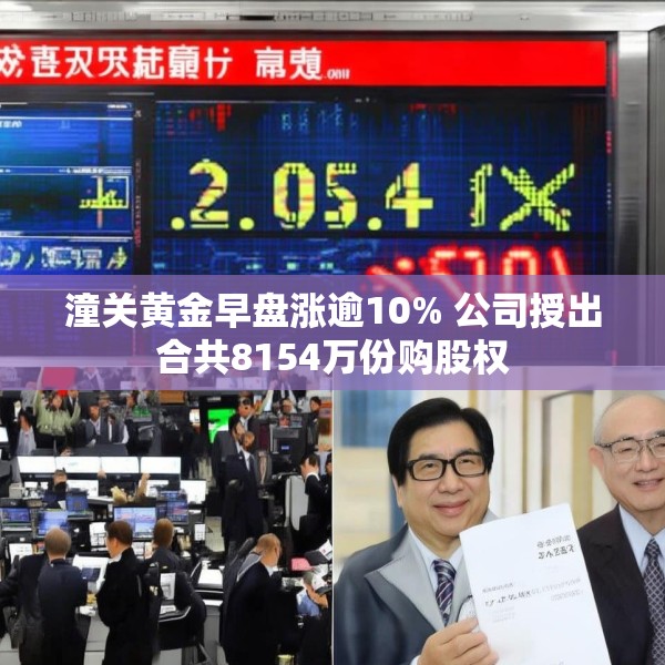 潼关黄金早盘涨逾10% 公司授出合共8154万份购股权