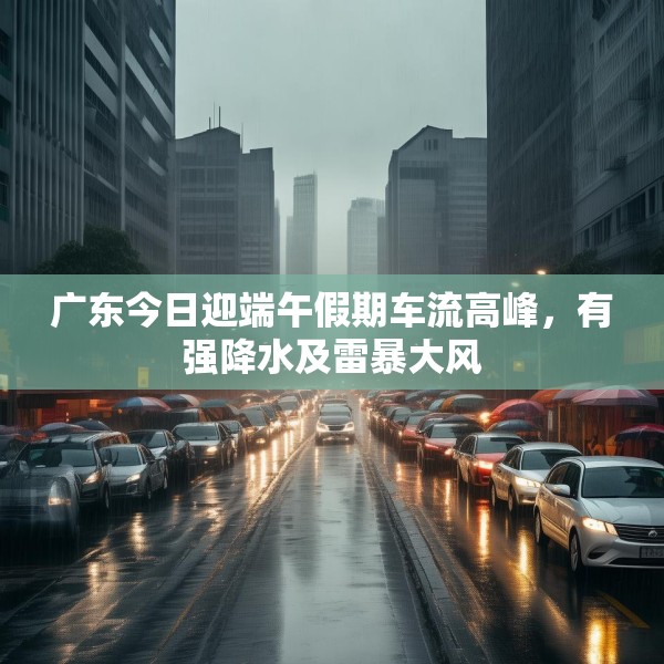 广东今日迎端午假期车流高峰，有强降水及雷暴大风