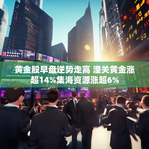 黄金股早盘逆势走高 潼关黄金涨超14%集海资源涨超6%