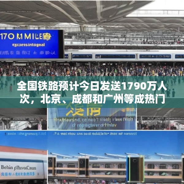 全国铁路预计今日发送1790万人次，北京、成都和广州等成热门出发城市