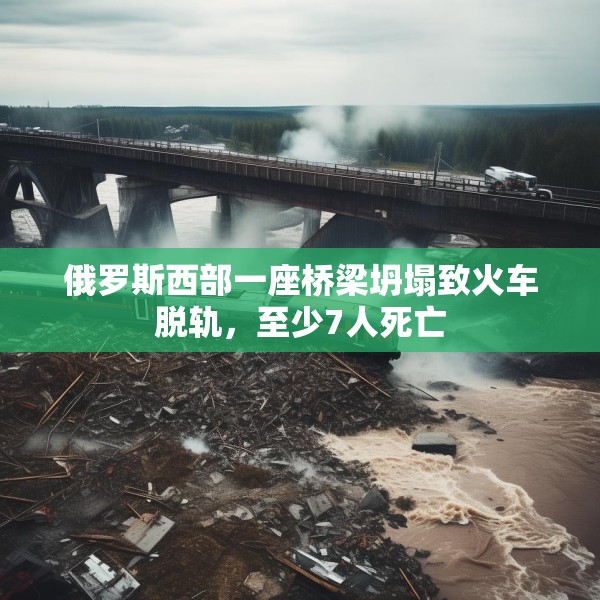 俄罗斯西部一座桥梁坍塌致火车脱轨，至少7人死亡