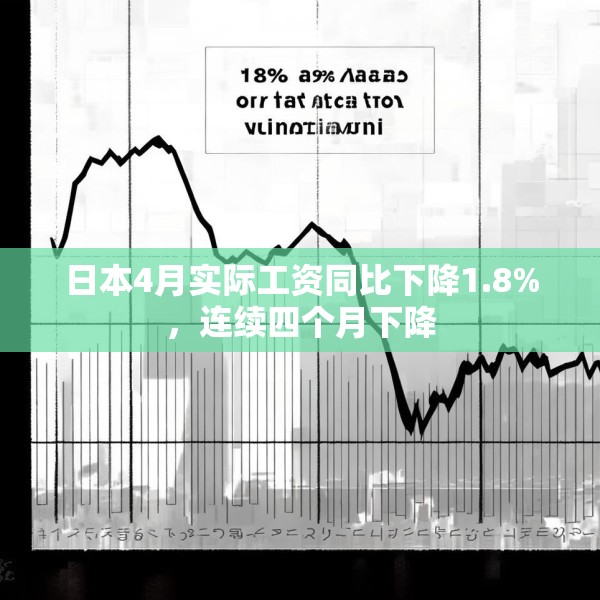 日本4月实际工资同比下降1.8%，连续四个月下降