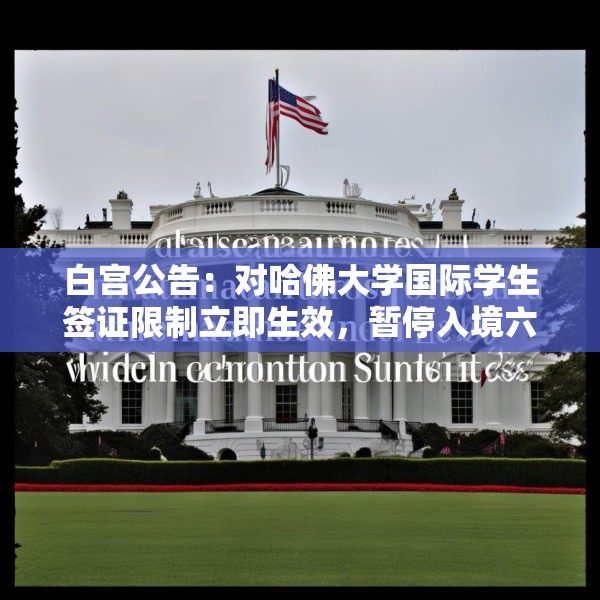 白宫公告：对哈佛大学国际学生签证限制立即生效，暂停入境六个月