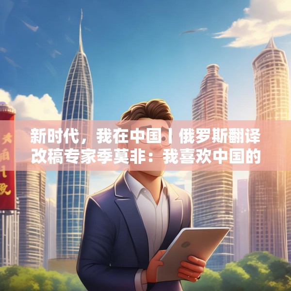 新时代，我在中国丨俄罗斯翻译改稿专家季莫非：我喜欢中国的发展活力